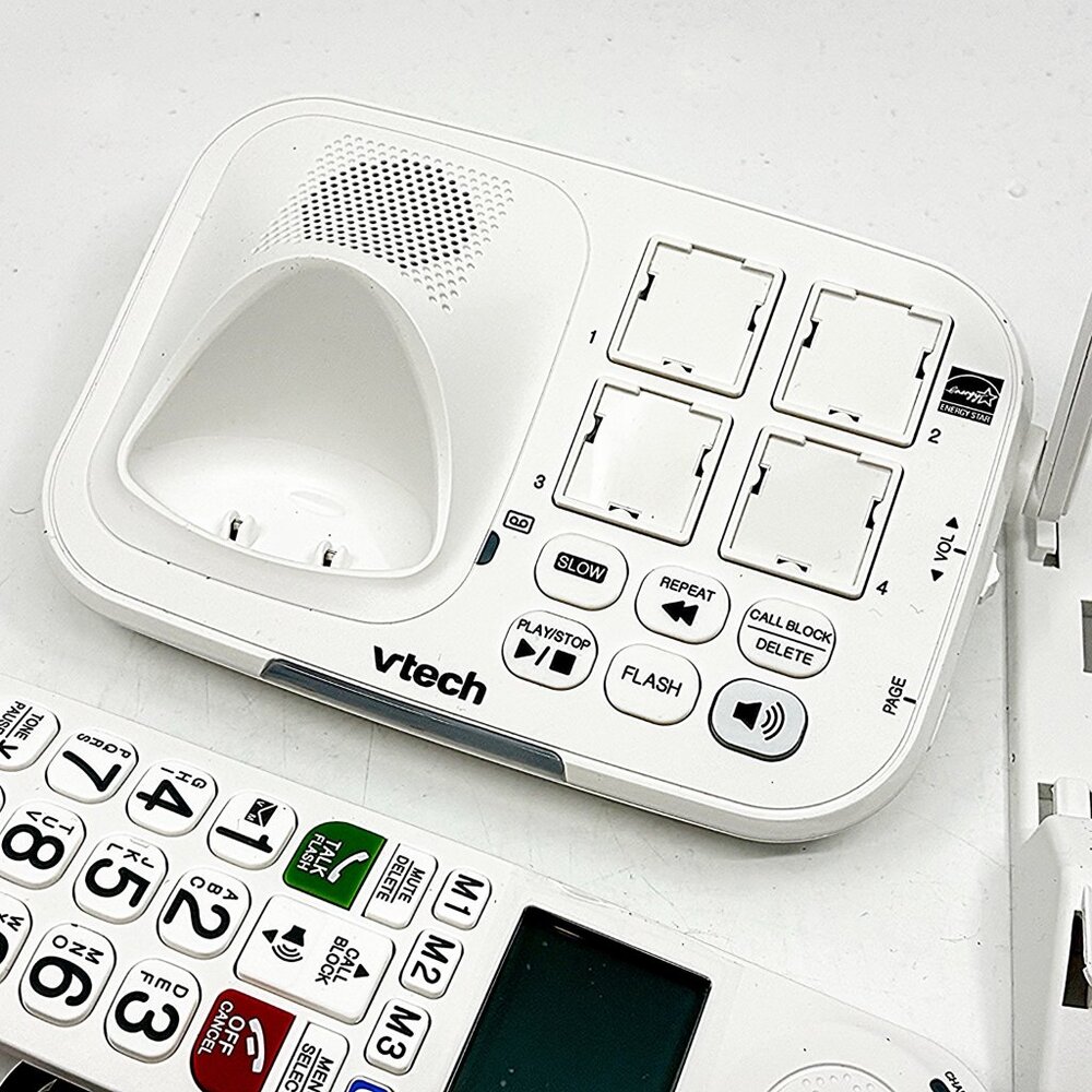 VTech Amplified Cordless Senior Phone Big Buttons Loud Ringer SN5127 - Picture 3 of 5